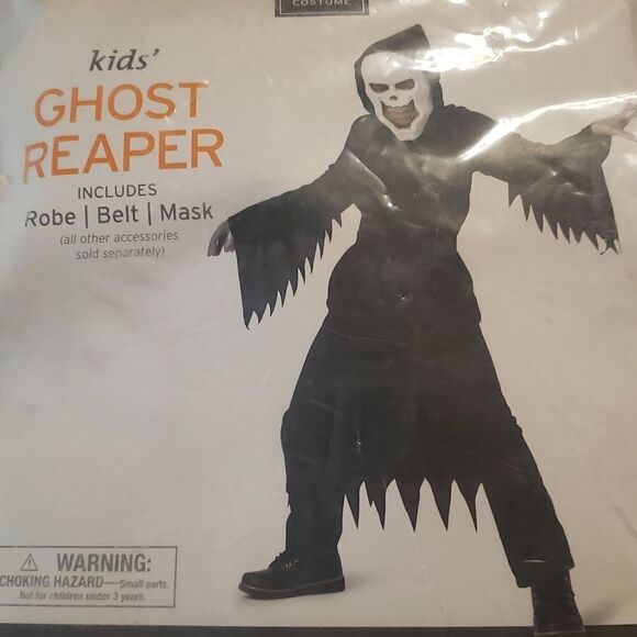 ‎Kids Ghost Reaper Halloween Costume - Picture 1 of 3